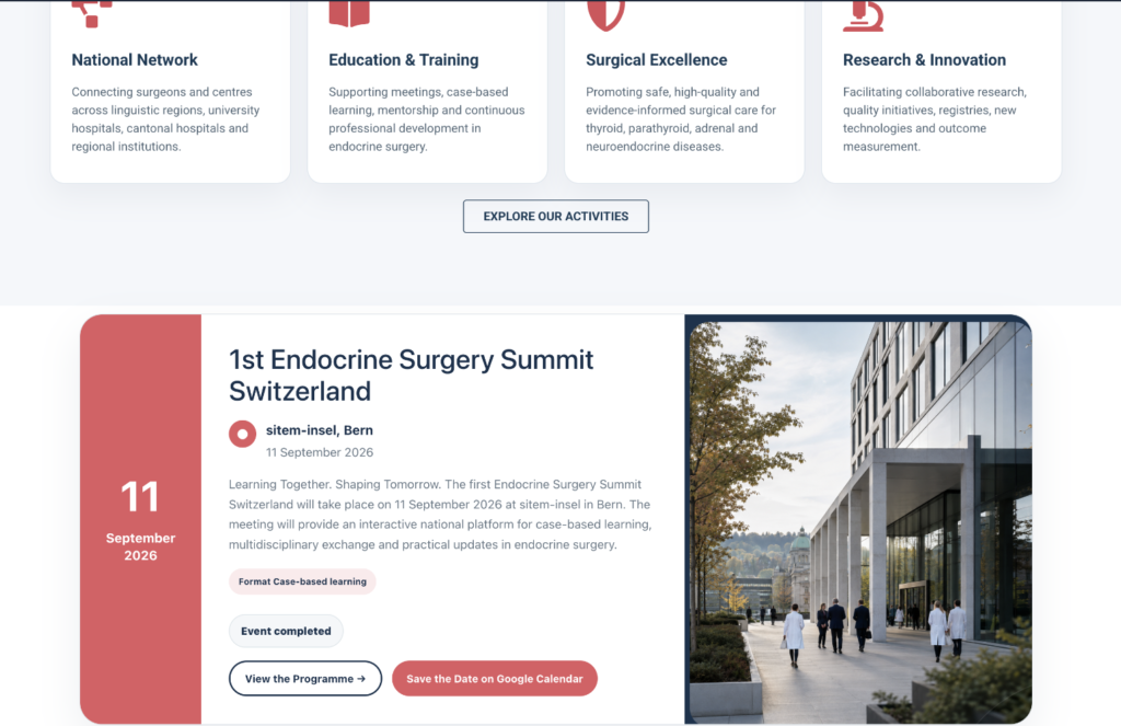 Swiss Endocrine Surgeons – AGEC